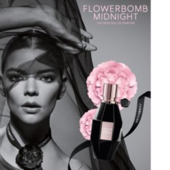 Viktor & Rolf Accessories - NIB VIKTOR ROLF FLOWERBOMB MIDNIGHT SILK SCARF